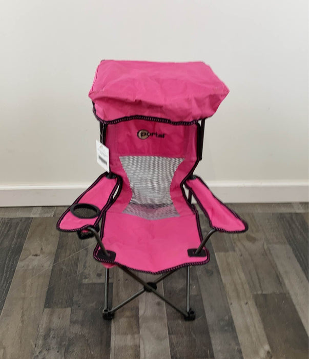 used Portal Kids Kids Adjustable Canopy Camp Folding Chair