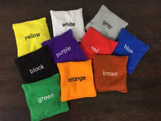 secondhand Educational Insights Colors Bean Bags