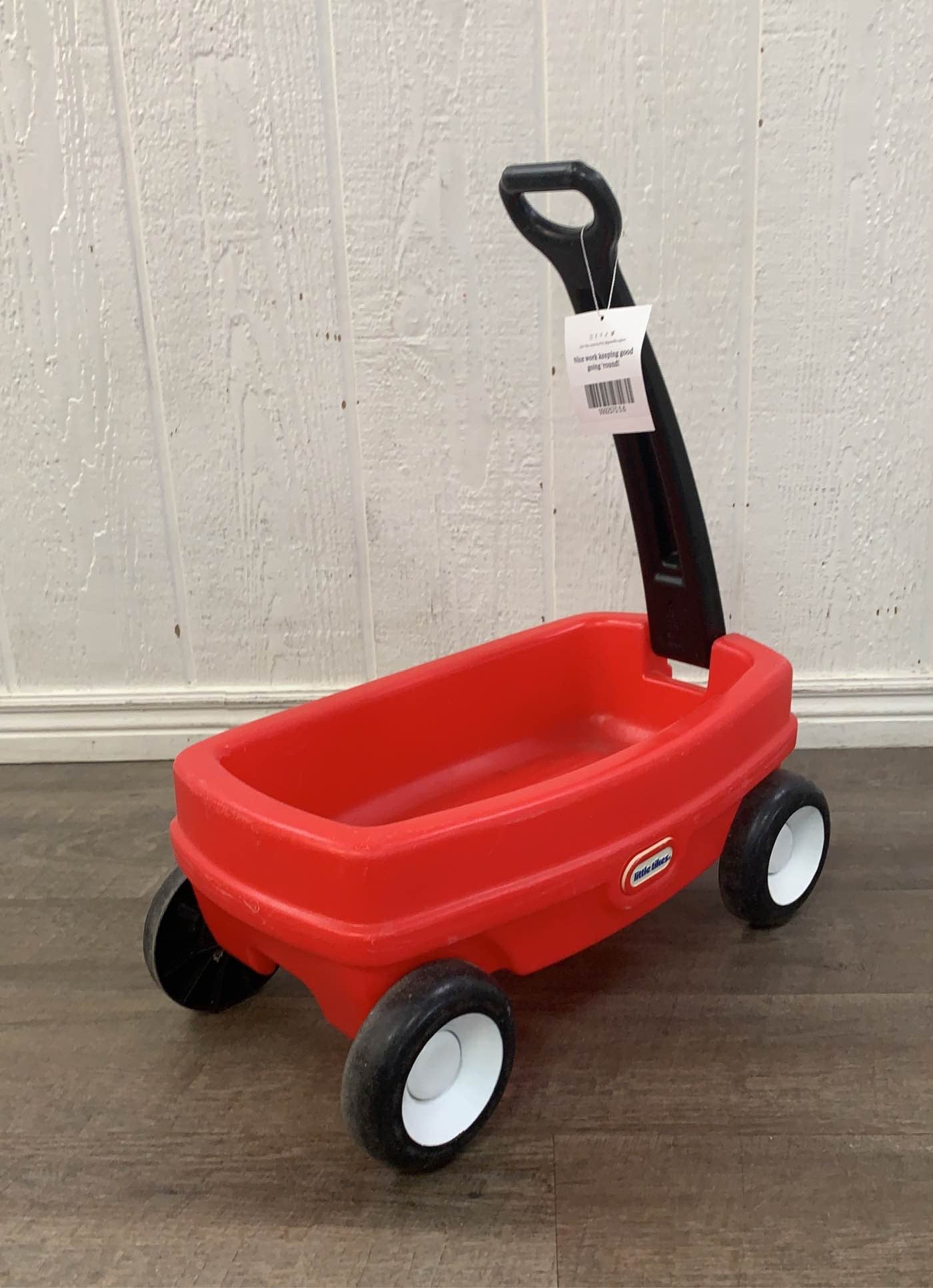 Little Tikes Lil' Wagon – Red And Black, Indoor and Outdoor Play, Easy  Assembly, Made Of Tough Plastic Inside and Out, Handle Folds For Easy  Storage 