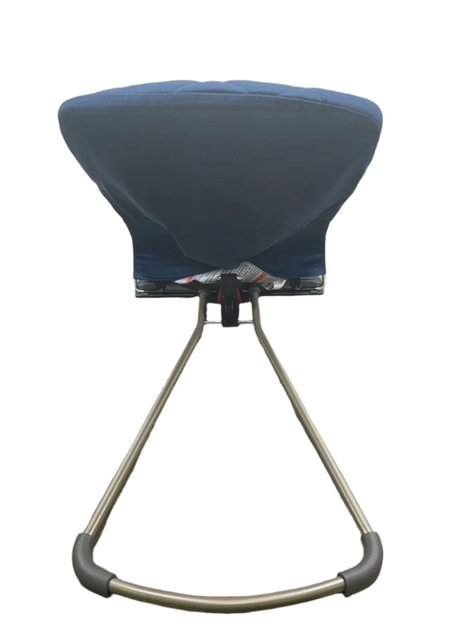 Shop BabyBjorn Bouncer Bliss, Dark Gray Frame, Midnight Blue Cotton Classic Quilt at GoodBuy Gear