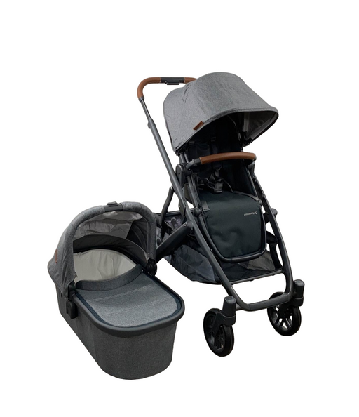 secondhand UPPAbaby VISTA V2 Stroller, 2022, Greyson (Charcoal Melange)