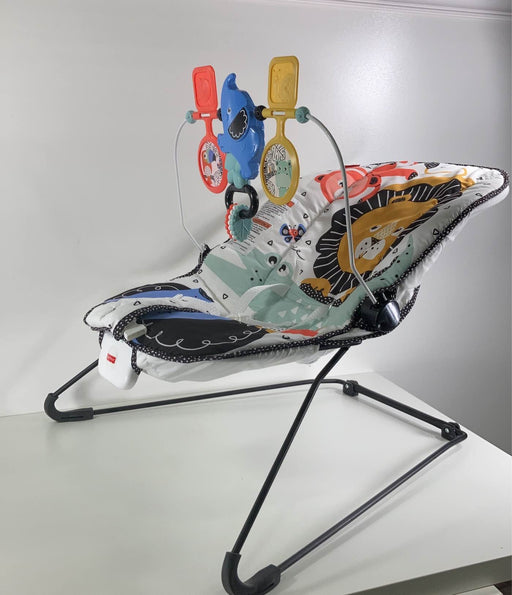 secondhand Fisher Price Baby Bouncer, Lion Around