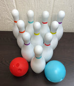 used Chuckle And Roar 10 Pin Kids Bowling Set