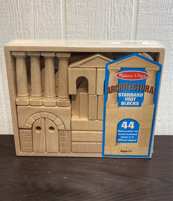 used Melissa & Doug Architectural Standard Unit Blocks