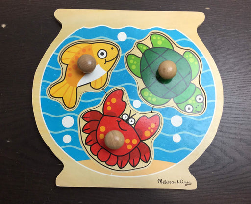 secondhand Melissa & Doug Jumbo Knob Puzzle
