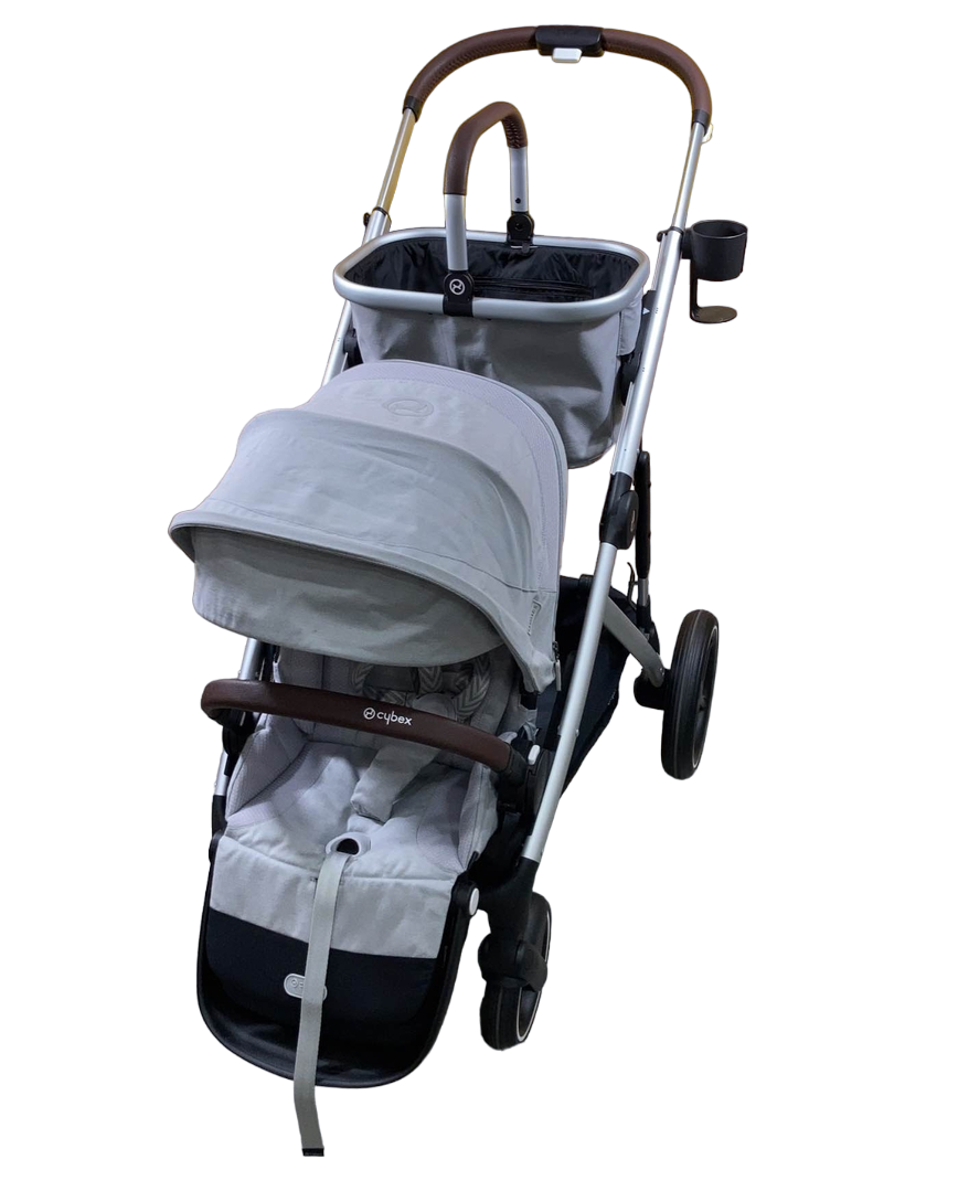 Cybex Gazelle S Modular Stroller, 2022, Silver Frame, Lava Grey