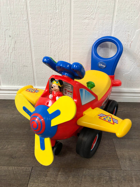 mickey mouse airplane ride on toy