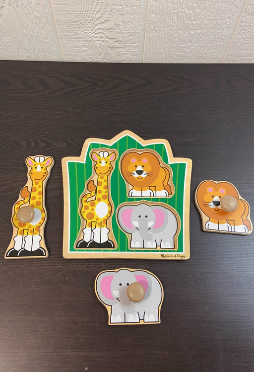 secondhand Melissa & Doug Jumbo Knob Puzzle