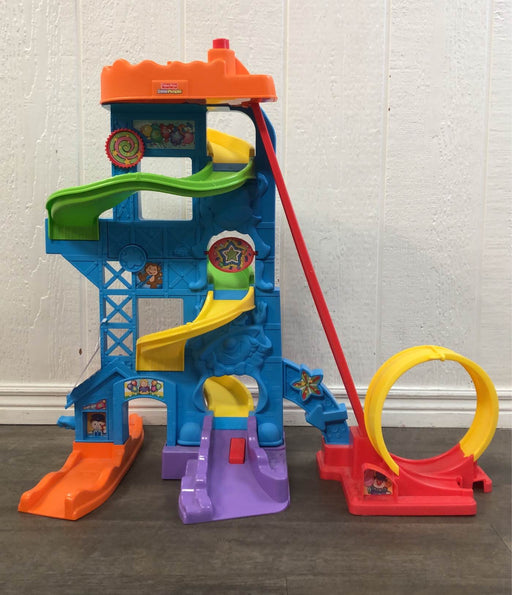 secondhand Fisher Price Little People Loops ‘n Swoops Amusement Park
