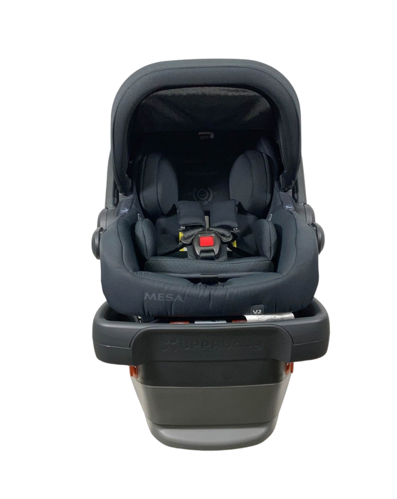 secondhand UPPAbaby MESA V2 Infant Car Seat, Jake (Black), 2023