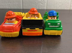 used Fisher Price Bundle Little People Vehicles