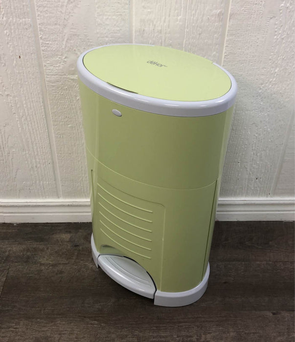 used Diaper Dekor Classic Diaper Pail, Green