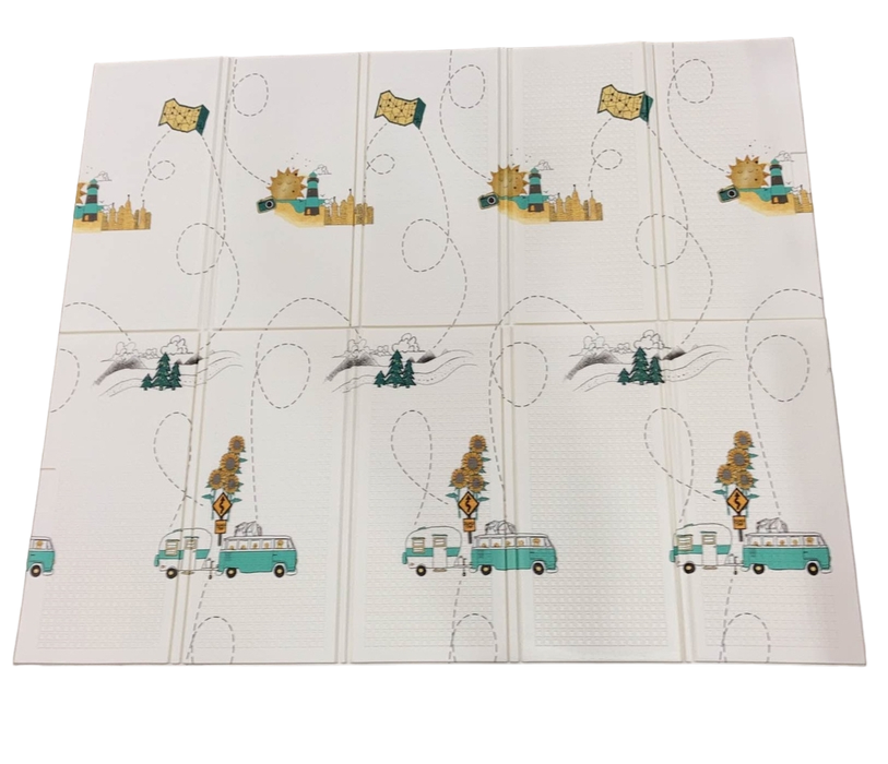 Shop JumpOff Jo Large Waterproof Padded Foam Playmat, Road Trip at GoodBuy Gear