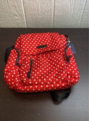 used JuJuBe Be Sporty Diaper Bag Backpack, Black Ruby