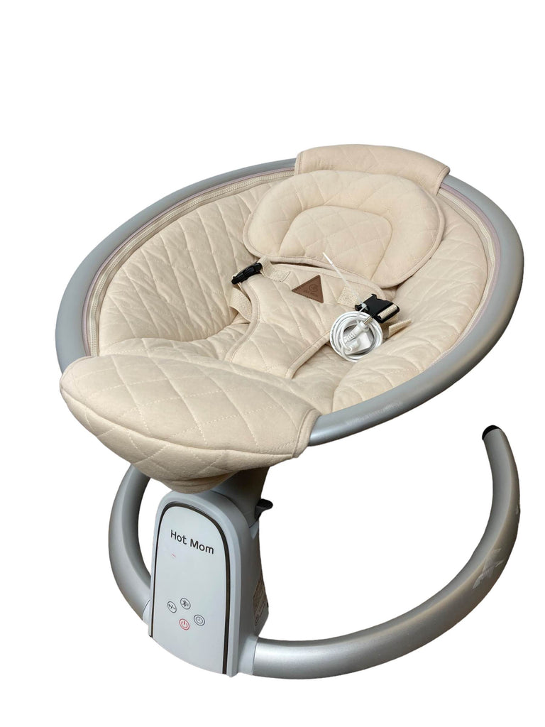 HotMom™ Bluetooth Baby Rocker I Electric Baby Swinging Chair I