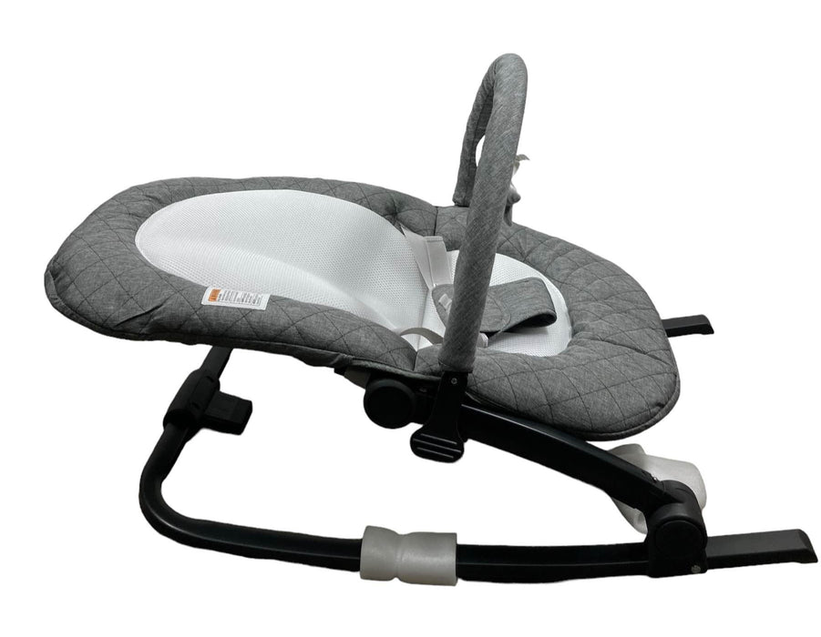 Shop Baby Delight Go with Me Aura Deluxe Portable Rocker & Bouncer, Quilted Charcoal Tweed at GoodBuy Gear