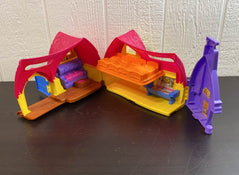 secondhand Fisher Price Little People Disney Princess Snow White Cottage Play Set