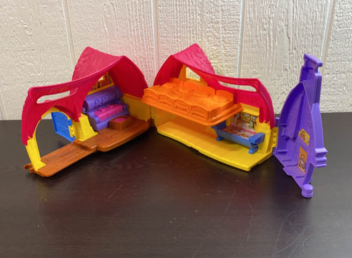 secondhand Fisher Price Little People Disney Princess Snow White Cottage Play Set
