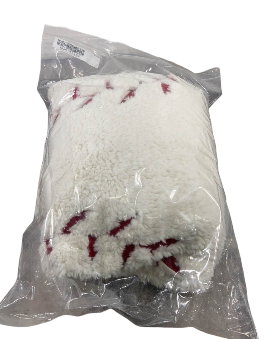 Pottery Barn Kids Anywhere Beanbag Cover, Sherpa Baseball