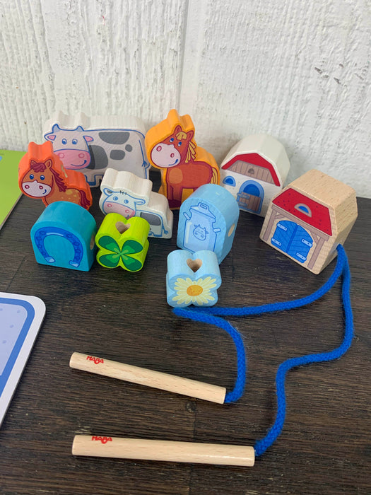 Shop HABA My First Game World Farm Beading at GoodBuy Gear
