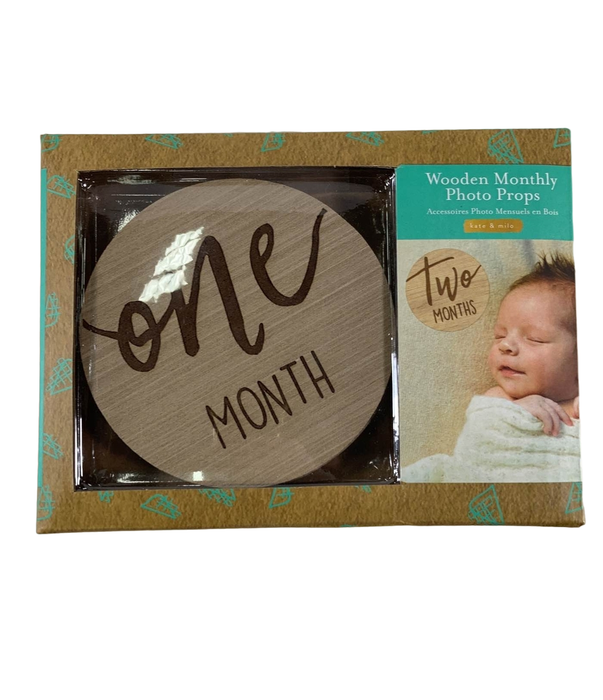 used Kate & Milo Wooden Monthly Milestone Markers