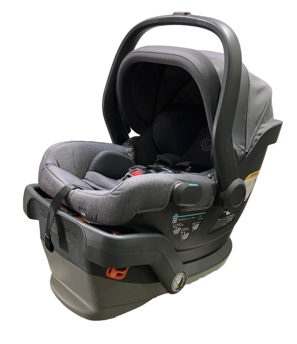 used UPPAbaby MESA V2 Infant Car Seat, 2023, Charcoal Melange Merino Wool)