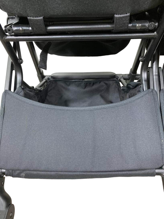 Mompush Lithe Double Stroller, 2022, Black