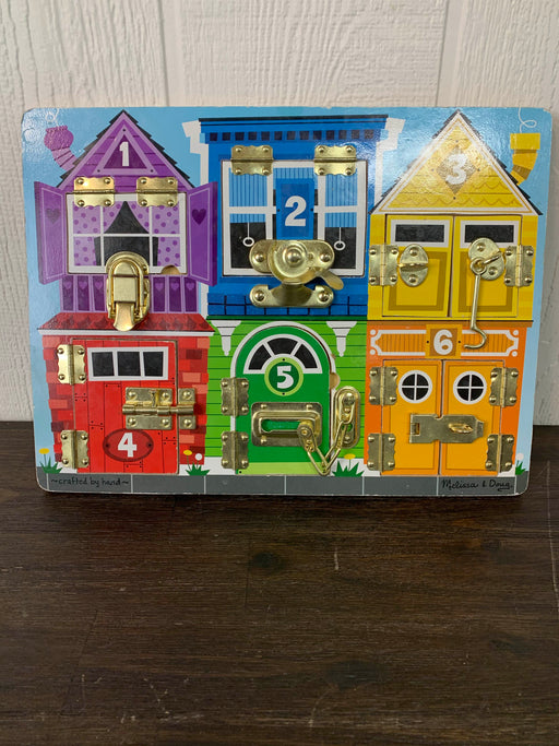 used Melissa & Doug Latches Board