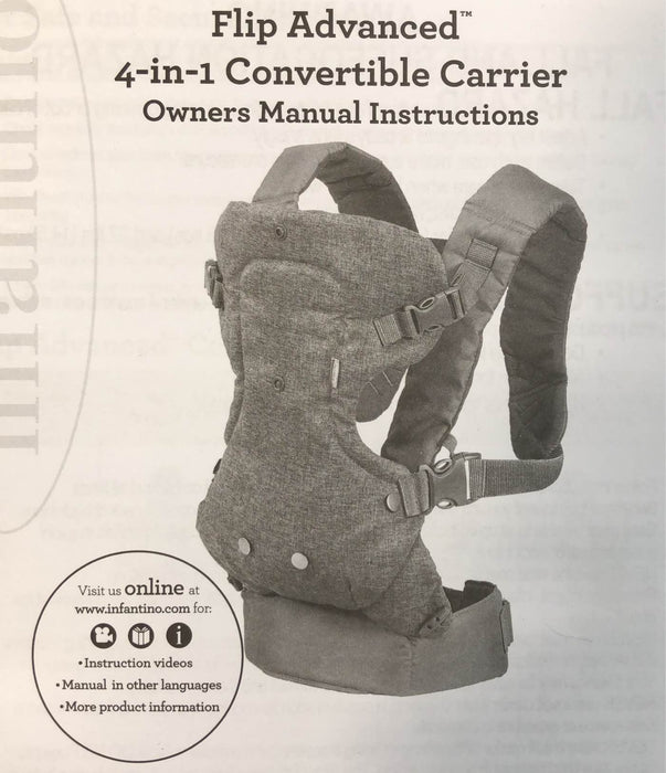 Infantino Flip Advanced 4-in-1 Convertible Carrier