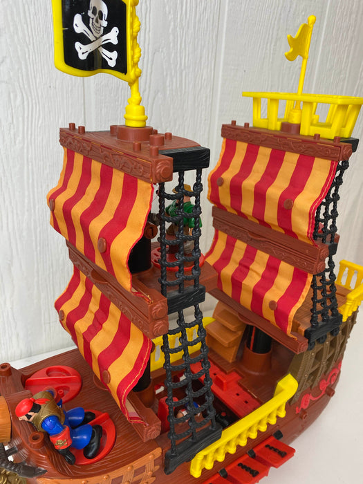 secondhand Fisher Price Imaginext Adventure Pirate Ship