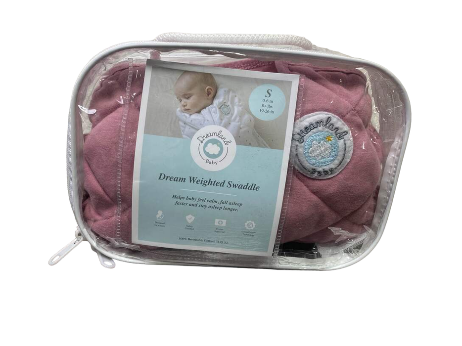 Dreamland Weighted Swaddle, Dusty Rose, 0-6 months