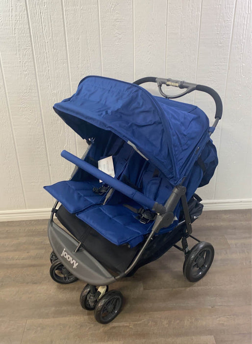 used Joovy Scooter X2 Double Stroller, 2018, Blueberry-HIDDEN NEED PICTURES