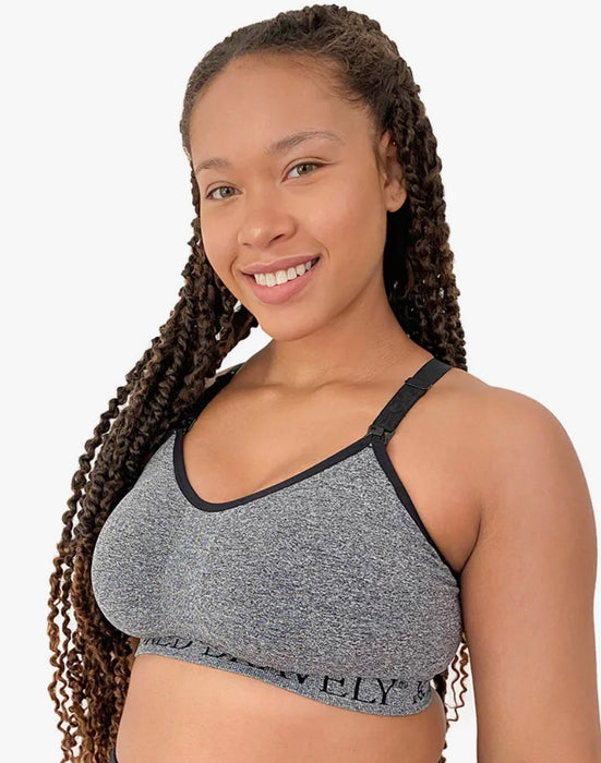 Shop Kindred Bravely Sublime Nursing Sports Bra, Heather Grey at GoodBuy Gear