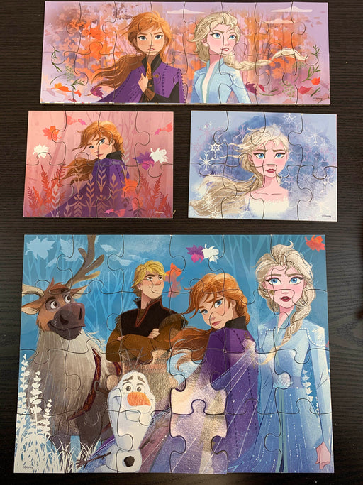 secondhand BUNDLE Disney Fun, Frozen Puzzles & Doll