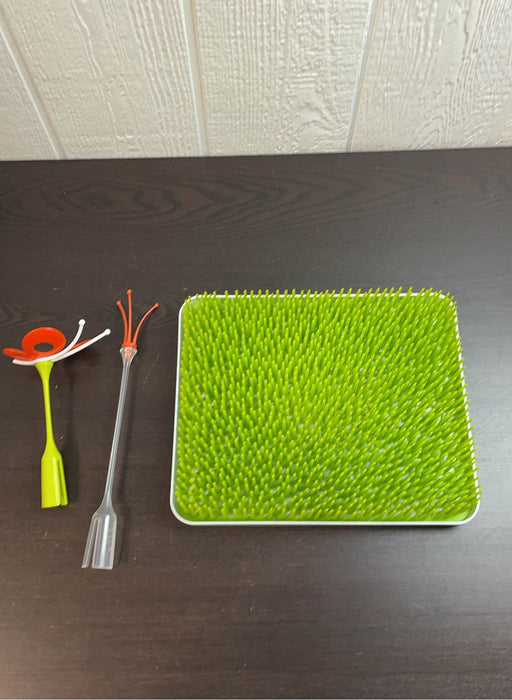 used Boon Grass Countertop Drying Rack with Accessory