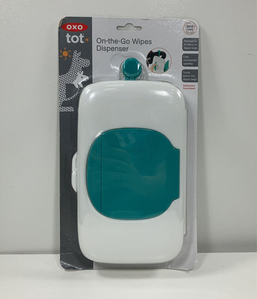 used OXO Tot On-The-Go Wipes Dispenser, Teal