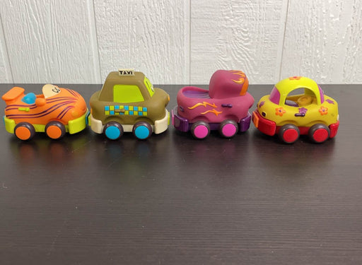 secondhand B. toys Pull Back Toddler Cars