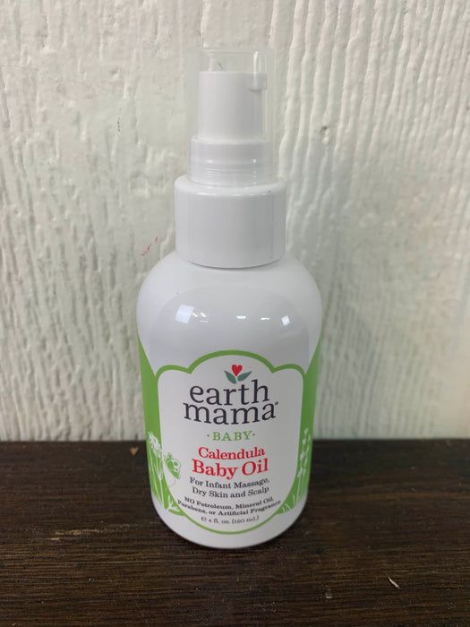 used Earth Mama Calendula Baby Oil