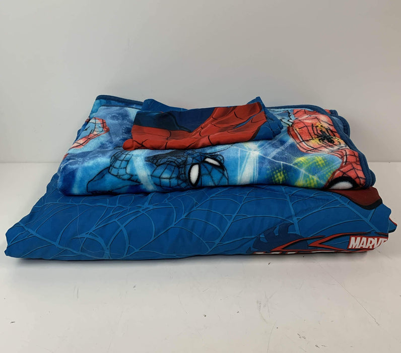 used Marvel Spider-Man Toddler Bedding