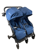 used Mompush Lithe Double Stroller, Navy, 2022