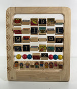 used B. toys Wood Alphabet Abacus