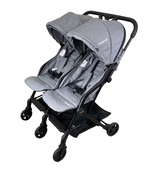 used Mompush Lithe Double Stroller, Grey, 2022