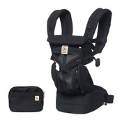 used Ergobaby Omni 360 Cool Air Mesh Baby Carrier, Onyx Black