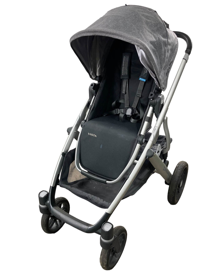 uppababy jordan charcoal melange UPPAbaby VISTA Stroller with Cup Holder, Jordan (Charcoal Melange), 2019