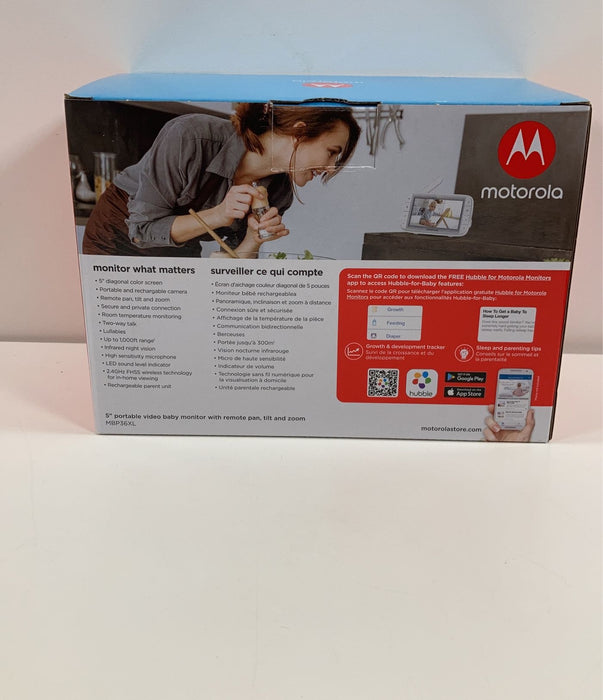 secondhand Motorola 5” Portable Video Baby Monitor