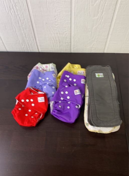 Shop Alva Baby One Size Adjustable Cloth Diapers With Inserts at GoodBuy Gear