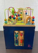 secondhand B. toys Zany Zoo Wooden Activity Cube