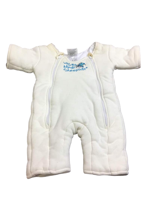 used Baby Merlin's Magic Sleepsuit, Small 3-6 Months, Cream, Cotton