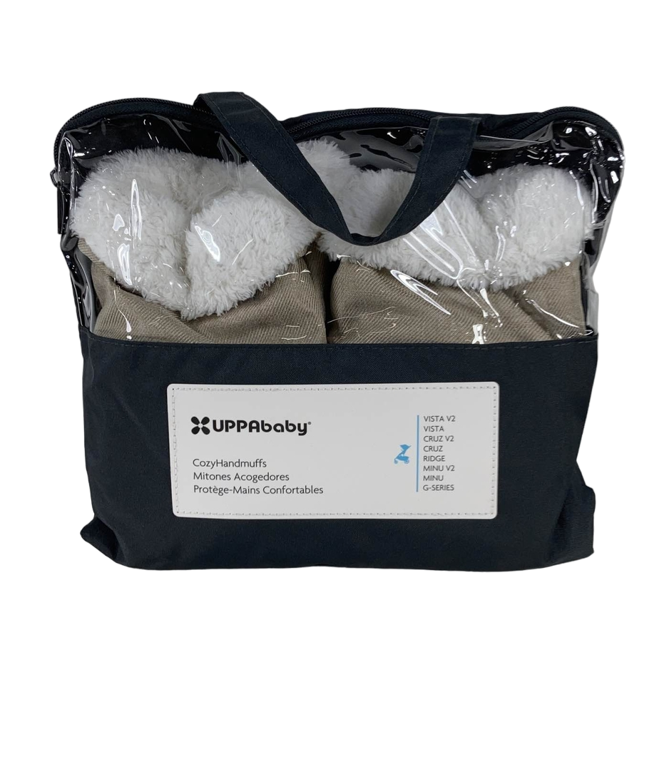 uppababy hand muffs UPPAbaby Cozy Handmuffs, Declan (Oat Melange)