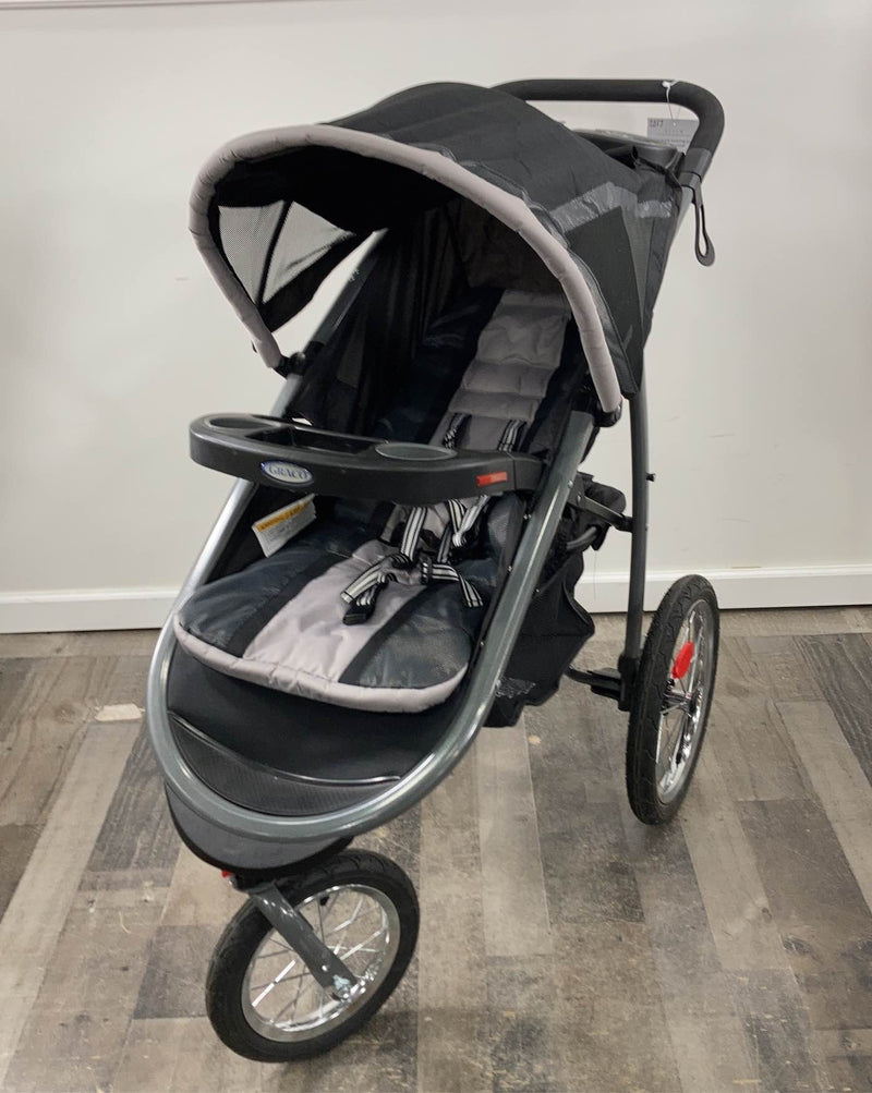 Graco FastAction Fold Jogging Click Connect Stroller, 2017, Gotham